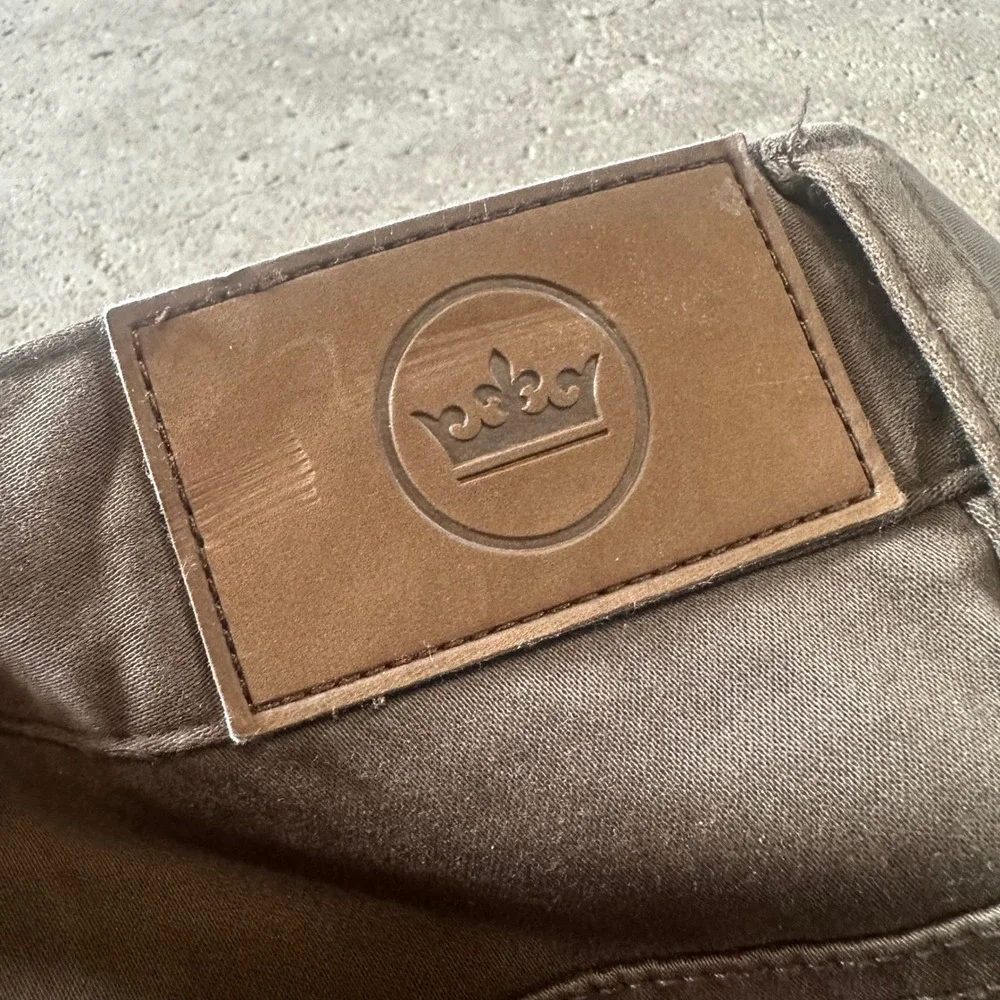 Peter Millar Crown Ultimate Sateen 5-Pocket Pants Mens 32x28 Brown Modal Chino